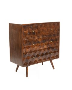Geo Mango Chest of Drawers
